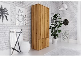 Tölgyfa ruhásszekrény 90x206 cm Vento 2 - The Beds