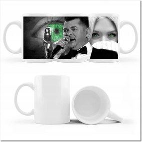 Zenek Zöld szem mintás bögre