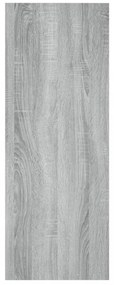 szürke sonoma színű szerelt fa tálalóasztal 105 x 30 x 80 cm