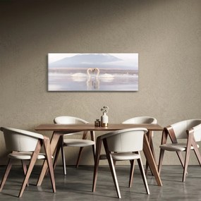 Kép - Szerelmes hattyúk (120x50 cm)