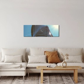 Kép - Építészet (órával) (90x30 cm)