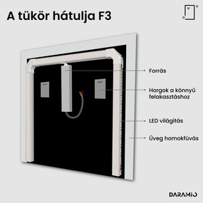Tükör LED világítással F3
