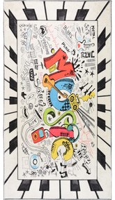 Mosható gyerek szőnyeg 100x160 cm Musical – Vitaus