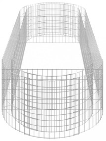 horganyzott vas gabion magaságyás 300x100x50 cm