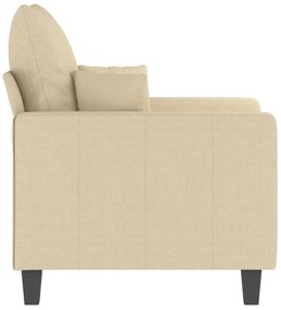 vidaXL krémszínű szövet kanapéfotel 60 cm