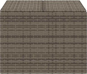 vidaXL szürke polyrattan kerti tárolóláda 291 L
