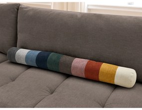 Szürkésbarna kinyitható-tárolóhelyes sarokkanapé (bal oldali-L alakú) Fuji – Bobochic Paris