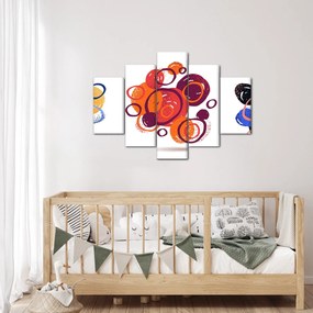 Színes körök képe (150x105 cm)