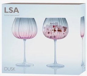 Dusk pohár 650 ml, rózsaszín/szürke, 2 db - LSA international