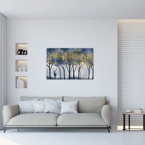 Kép egy szarvasról az erdőben (90x60 cm)