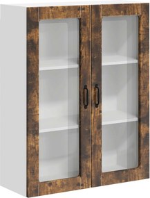 vidaXL Fali konyhaszekrény Füstölt tölgy 80 x 31 x 100 cm Faanyag