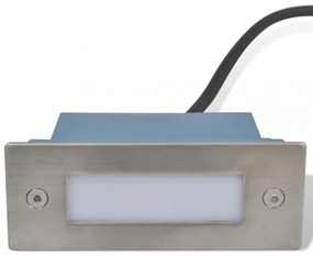 12 db süllyesztett LED lépcsőlámpa 44 x 111 x 56 mm