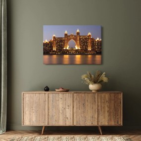 Kép egy épületról Dubajban (90x60 cm)