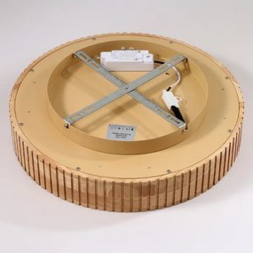 Brilagi - FALCON WOOD MODERN LED mennyezeti lámpatest, 30 W, 230 V, Ø 45 cm, fa