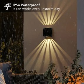 Immax 08503L - LED napelemes fali lámpa LED/2W/3,7V 4000K IP44