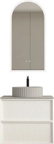 AREZZO design SAVONA 60 cm-es Fürdőszoba alsószekrény 2 fiók, matt fehér