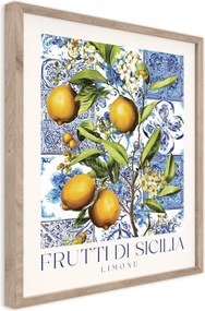 Nyomtatott keretezett kép 40x50 cm Sicilia – Styler