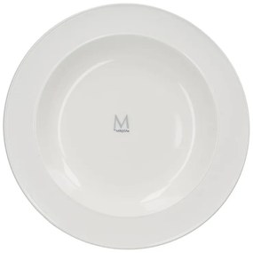 Ridget fehér porcelán mélytányér, ø 29,5 cm - Mikasa