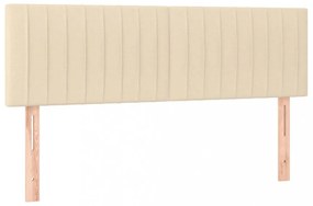 2 db krémszínű szövet fejtámla 72 x 5 x 78/88 cm