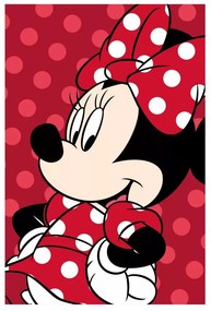 Disney Minnie Red mikroflanel takaró 100x150cm