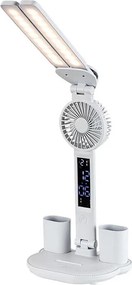Rabalux 74030 - NOVILO LED dimmelhető asztali lámpa ventilátorral LED/7W/5V