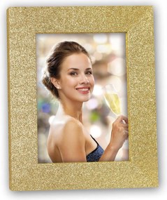 Képkeret 20x30 fényes csillogó arany csillåmos
