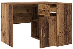 Sarokasztal Régi fa 102x88x75 cm Szerelt fa