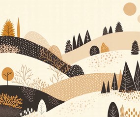 Poszter 60x50cm Ősz a hegyekben