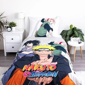 Egyszemélyes pamut gyerek ágyneműhuzat 140x200 cm Naruto – Jerry Fabrics