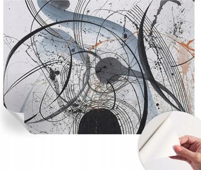 Öntapadós tapéta 3D fali furnér kifejező absztrakt 208x146 cm