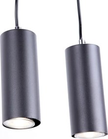 Globo 57911-4HB - ROBBY 4xGU10/35W/230V fekete függeszték