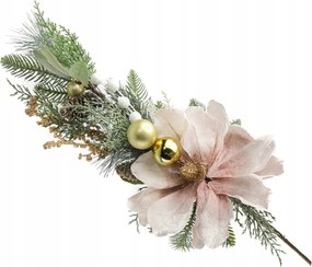 Karácsonyi dísz, ág, karácsonyfa dekoráció, 70 cm