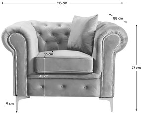 Luxus fotel Rikaro (velvet 03) . 1064059