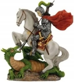 Szent György szobor katonák védőszentje 22cm
