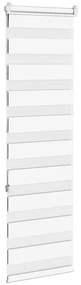 zebrafüggönnyel fehér szövetszélesség 45,9 cm poliészter