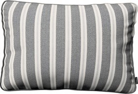 Párnahuzat 60x40 fekete-bézs csíkos