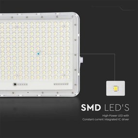 LED Kültéri napalemes reflektor LED/30W/3,2V 4000K fehér + + távirányító