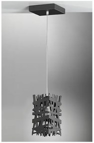 ONLI - Csillár zsinóron FORESTA 1xE27/15W/230V fekete