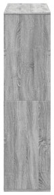 szürke sonoma színű szerelt fa térelválasztó 100x33x125,5 cm
