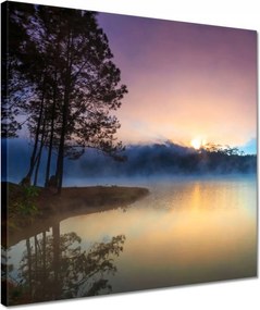 Vászonkép 40x40 Naplemente Égbolt