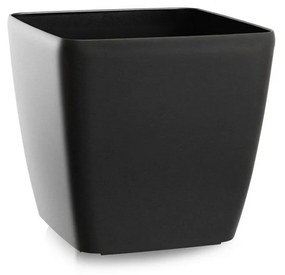 Flower Lover Virágcserép Quadrato Easy mattantracit, 24 cm, 24 cm