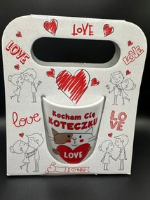 Valentin nap Bögre Szeretlek Cica