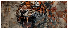 Kép - Téglatigris (120x50 cm)