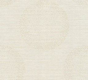 kör mintás tapéta geometrikus bézs 3D vinil