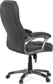 Irodai forgószék fekete szövet kárpitta, hintamechanizmussal, KA-C713 BK2