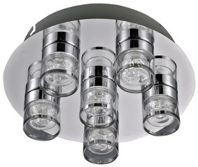 Italux MARC HD-520M-06-1340 CH SĂŒllyesztett mennyezeti lĂĄmpa 6x5,5W/LED
