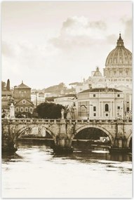 Poszterek 80x120 Róma Vatikán panoráma