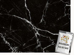 Fotótapéta Flizelina Kő Ásvány Fekete Márvány Szerkezet 150x105 ragasztó