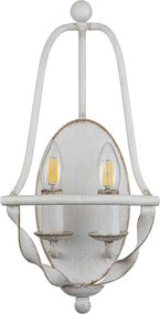 Quoizel Bradbury QZ-BRADBURY2-AWH Fali lámpa 2x40W/E14