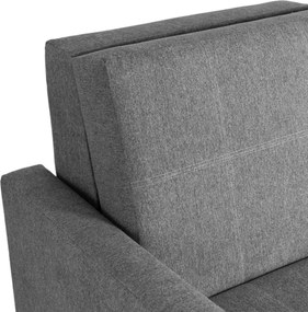 2 db-os szett, egyszemélyes ágyazható fotel szürke színben MILAN 1